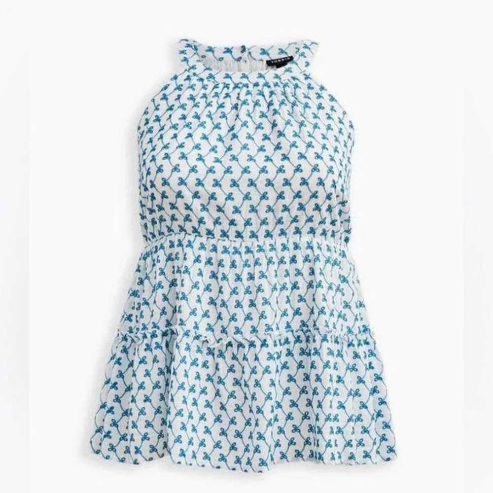 Torrid Eyelet Keyhole Back Tank - Picture 5 of 12